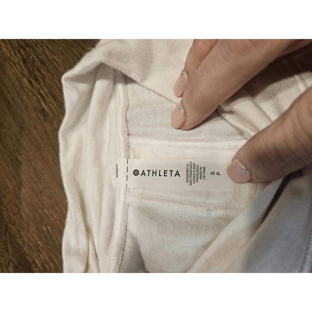 Athleta Weekender Oversized Tunic in White, Size Small - Picture 5 of 8